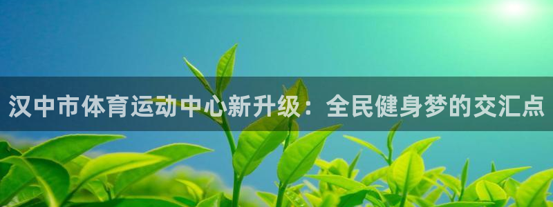 米兰体育官方平台体育:汉中市体育运动中心新升级:全民健身梦的