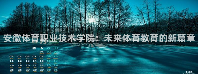 米兰体育官方正版app开户:安徽体育职业技术学院:未来体育教